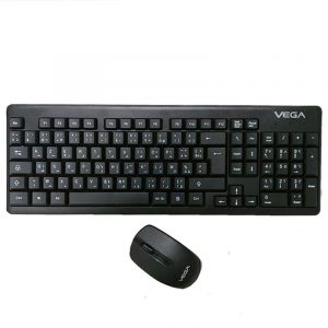 Ensemble Clavier + Souris VEGA Sans Fil - Noir