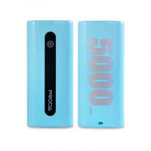 Power Bank Remax E5 Li-Polymer 5000 mAh Bleu