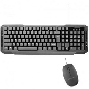 Ensemble Clavier + Souris Filaire PROMATE - EASYKEY-3 Noir