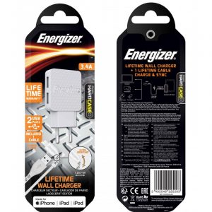 Chargeur ENERGIZER Pour iPhone iPad iPod 3.4A