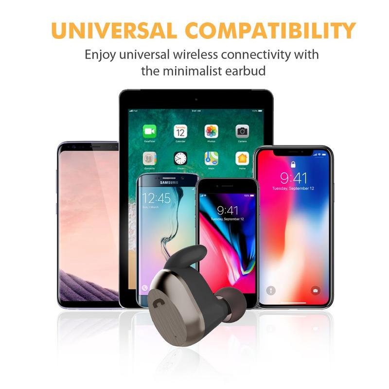 ÉCOUTEUR INTRA-AURICULAIRE SANS FIL HD MONO PROMATE