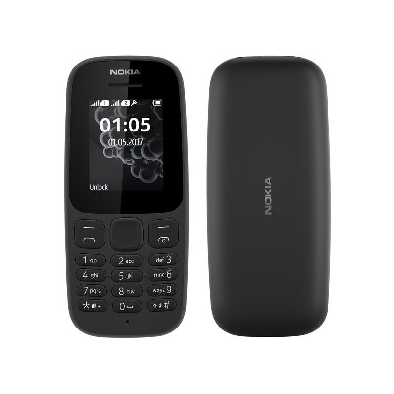 Telephone portable NOKIA 105 / DOUBLE SIM / NOIR