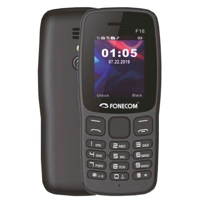 TÉLÉPHONE PORTABLE FONECOM F16 - NOIR sigshop
