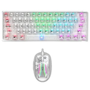 ENSEMBLE CLAVIER ET SOURIS GAMER FILAIRE STAR WAVE GCM1085 RGB - TRANSPARENT sigshop