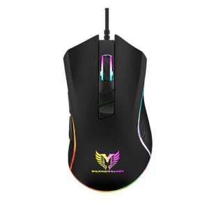 SOURIS GAMER FILAIRE STAR WAVE GM1096 RÉTROÉCLAIRAGE RGB - NOIR sigshop