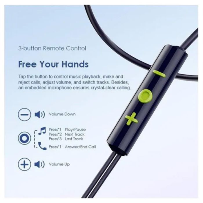 Ecouteurs Filaires ORAIMO Halo Airy OEP-650 Type-C - Noir – Image 2