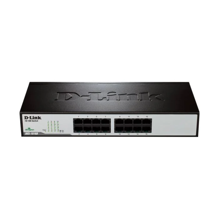 Switch De Bureau D-Link DES-1016DE Rackable 16 ports 10/100 Mbps